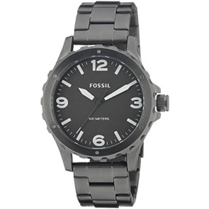 Bracelet de montre Fossil JR1457 Acier inoxydable Gris anthracite 22mm